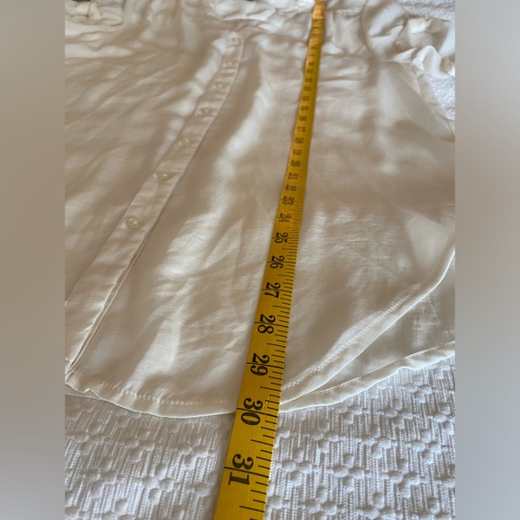 Express Sheer Button Down Top - Picture 6 of 7